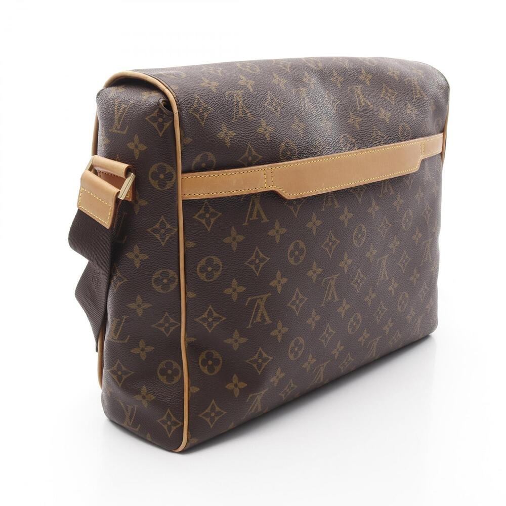 Louis Vuitton Abesses Shoulder Bag Canvas Leather Monogram Brown